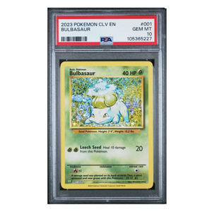 Bulbasaur Classic #001 PSA 10 - Poke-Collect