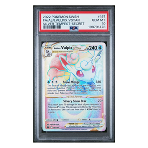 Alolan Vulpix VSTAR Silver Tempest #197 PSA 10 - Poke-Collect
