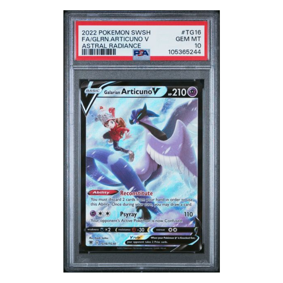 Galarian Articuno V FA Astral Radiance #TG16 PSA 10 - Poke-Collect