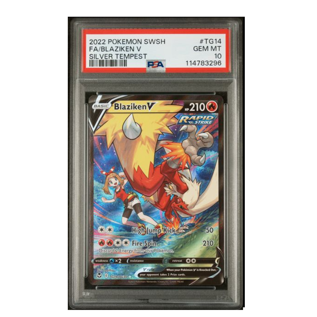 Blaziken V Silver Tempest #TG14 PSA 10 - Poke-Collect