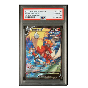 Blaziken V Silver Tempest #TG14 PSA 10 - Poke-Collect