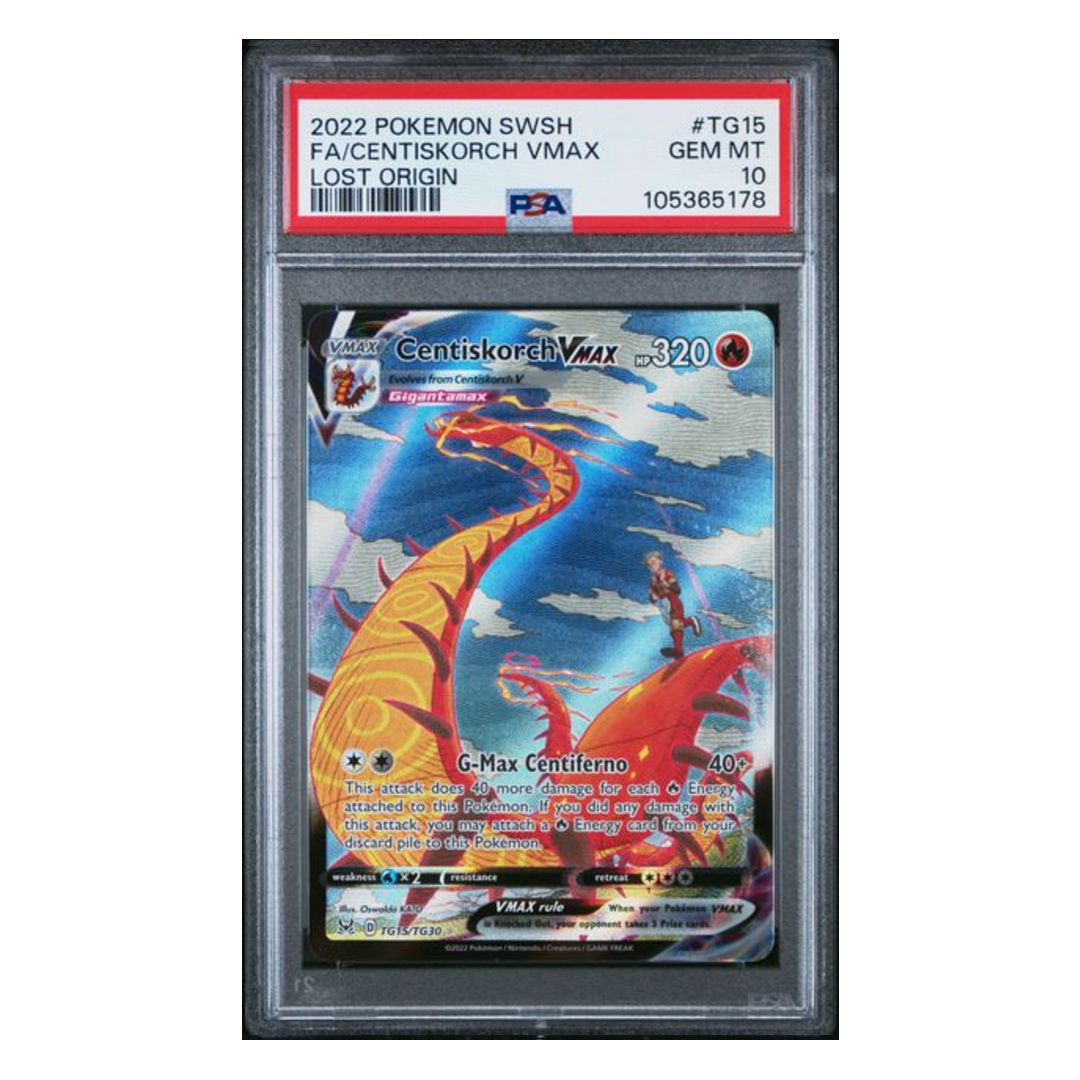 Centiskorch VMAX FA Lost Origin #TG15 PSA 10 - Poke-Collect