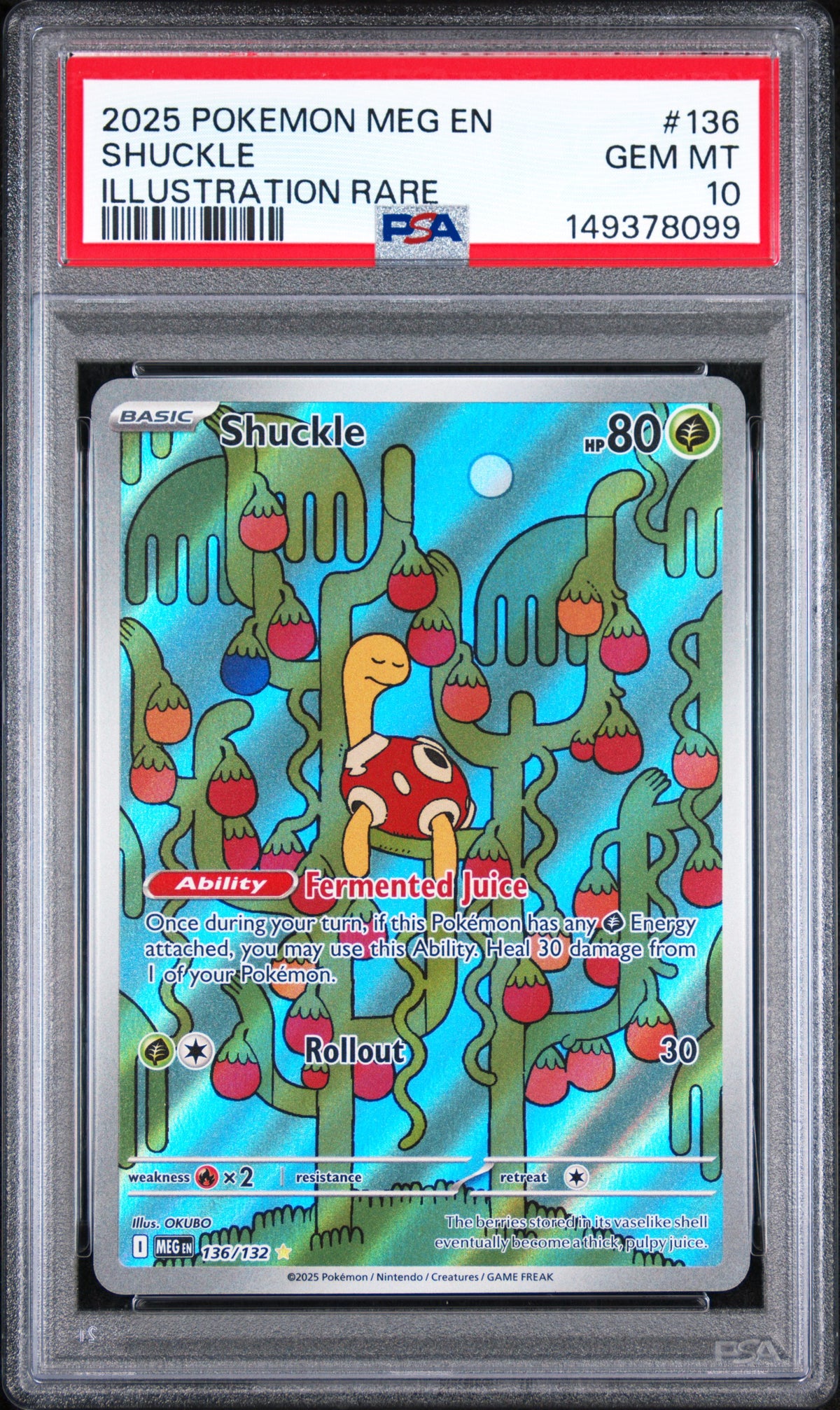 Shuckle #136 ME01: Mega Evolution PSA 10