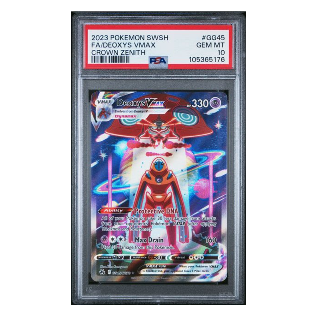 Deoxys Vmax FA Crown Zenith #GG45 PSA 10 - Poke-Collect