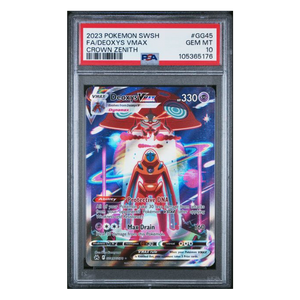 Deoxys Vmax FA Crown Zenith #GG45 PSA 10 - Poke-Collect