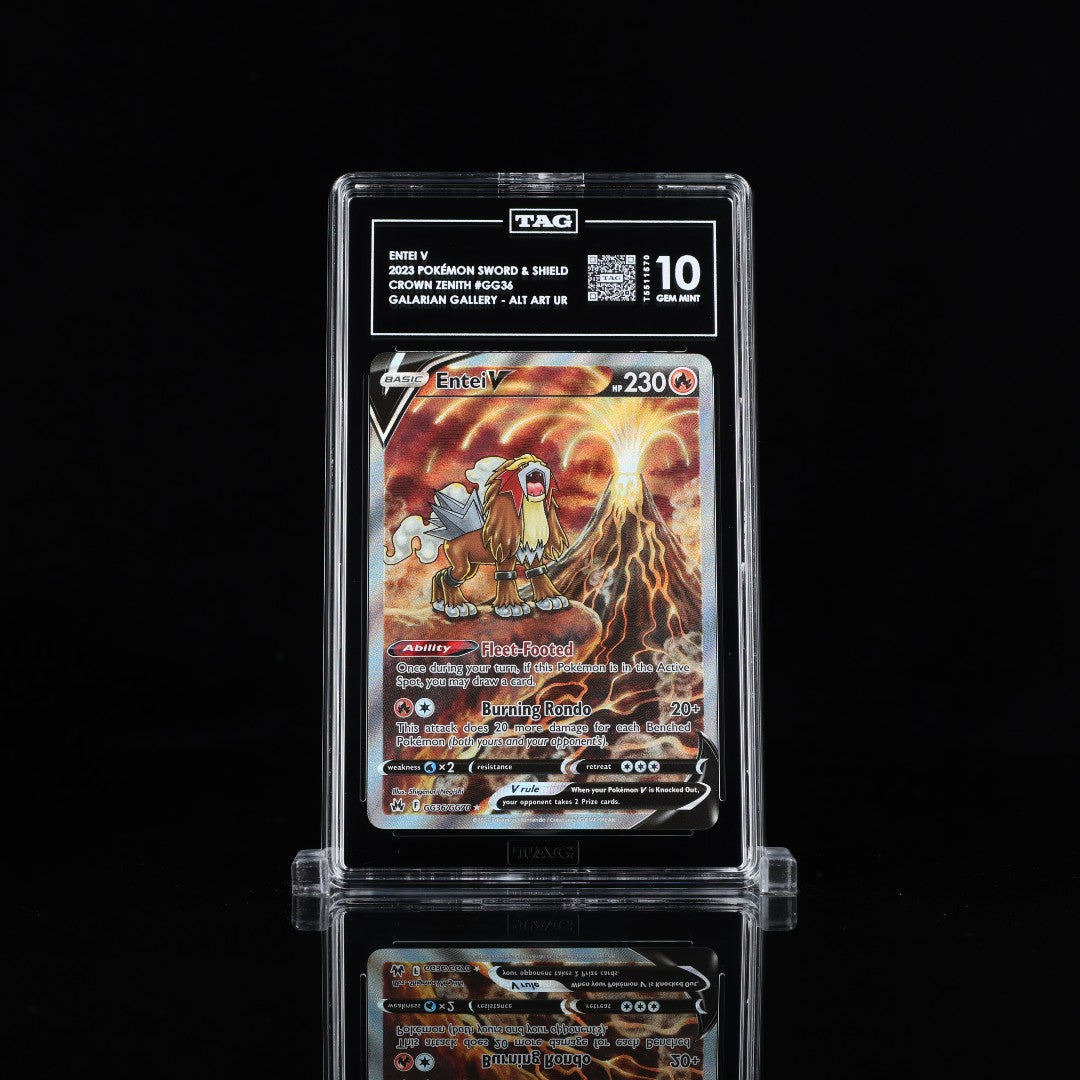 Entei V SIR Crown Zenith #GG36 TAG 10 - Poke-Collect