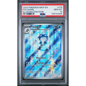 Poliwhirl IR #176 Pokemon Mew PSA 10 - Poke-Collect