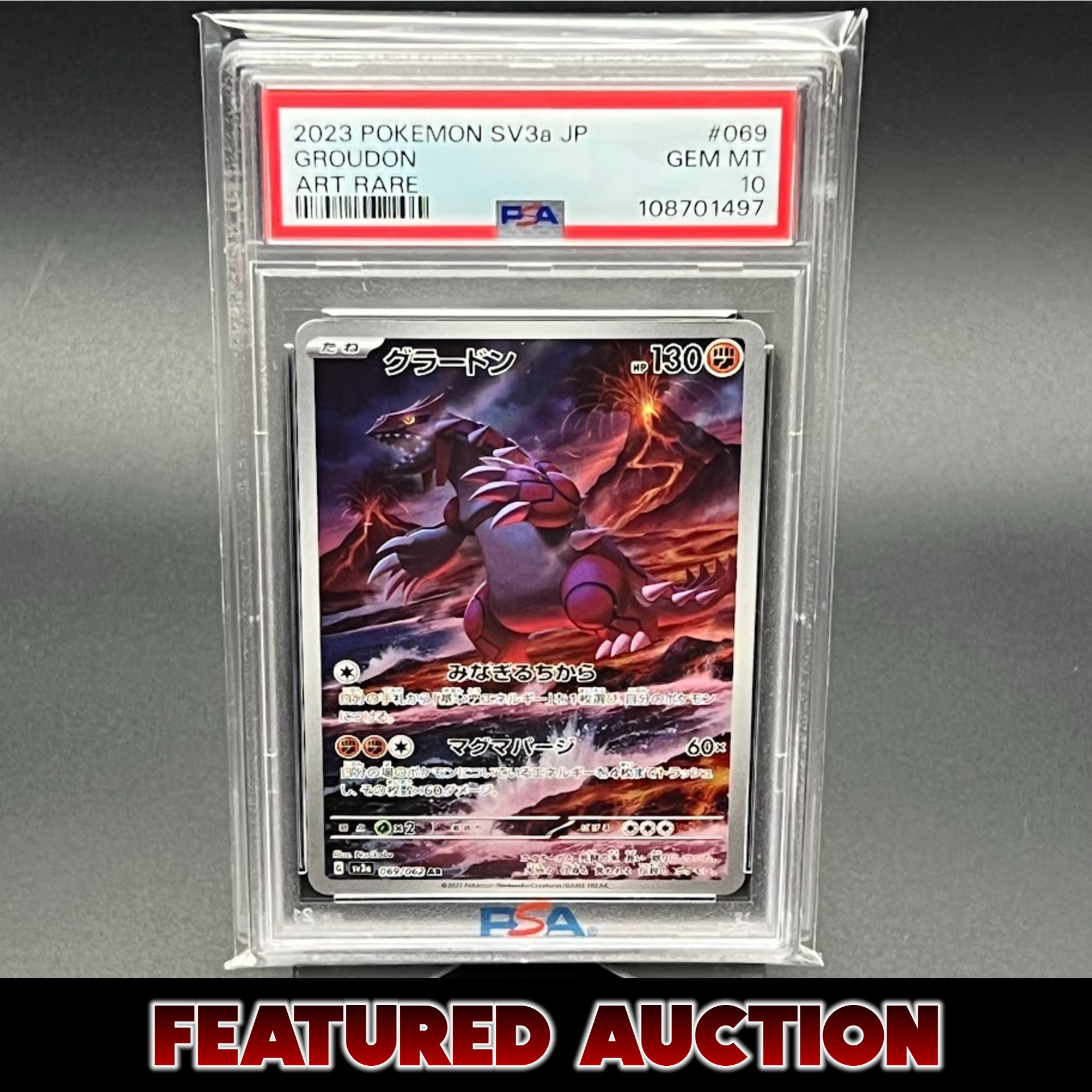 Groudon AR - Raging Surf- PSA 10 - Poke-Collect