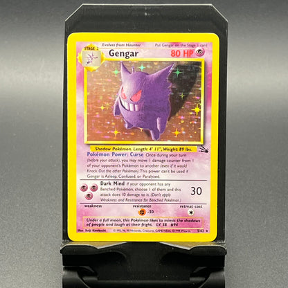 Gengar Fossil Unlimited Holo Rare #5/62 (LP) - Poke-Collect