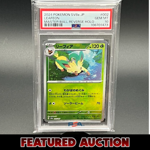 Leafeon Masterball - Terastal Festival - PSA 10 - Poke-Collect