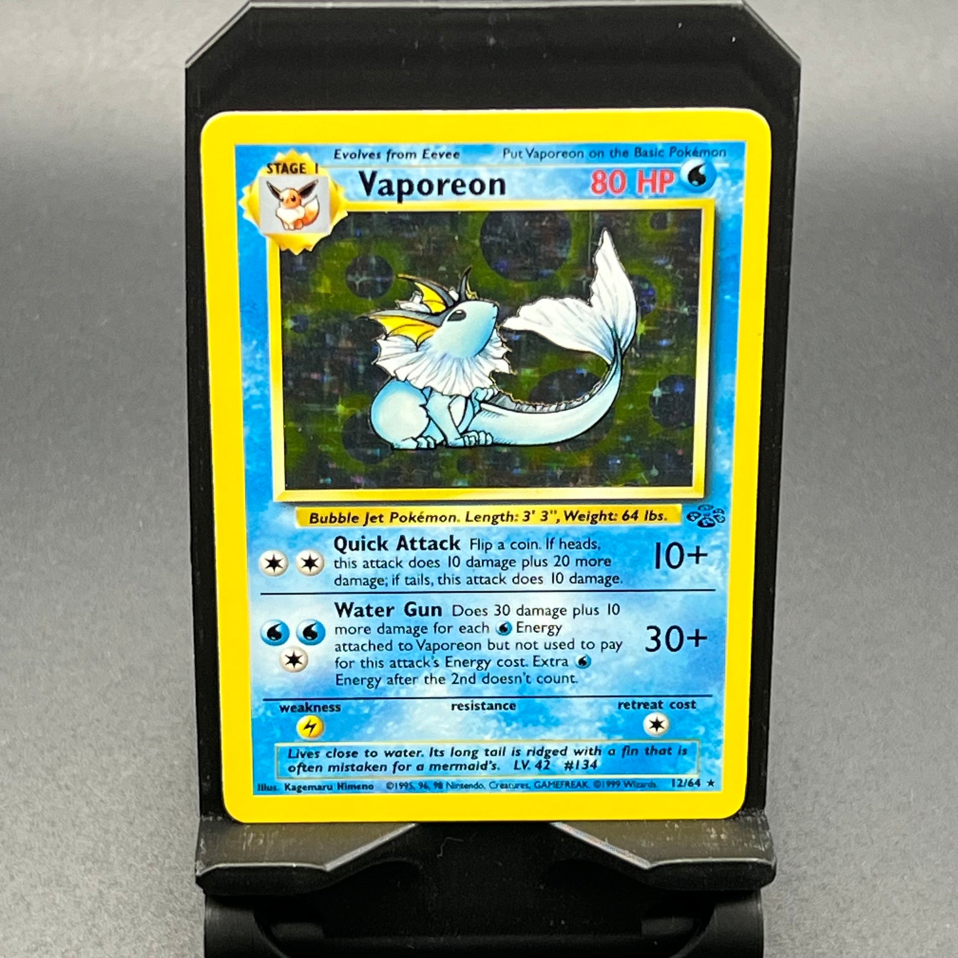Vaporeon Jungle Unlimited Holo 12/64 (MP) - Poke-Collect