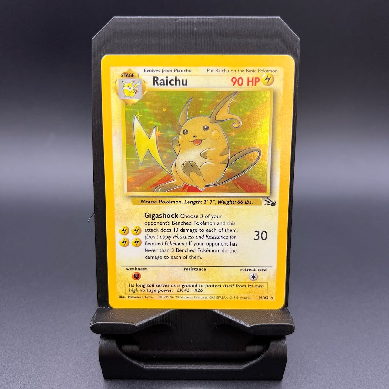 Raichu - Fossil Unlimited Holofoil - (MP) - Poke-Collect