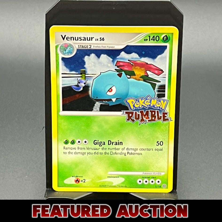 Venusaur - Rumble - Stamped Promo (MP) - Poke-Collect