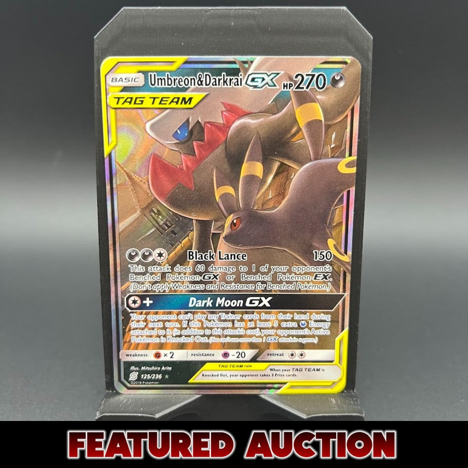 Umbreon & Darkrai GX Tag Team - SM - Unified Minds - Poke-Collect