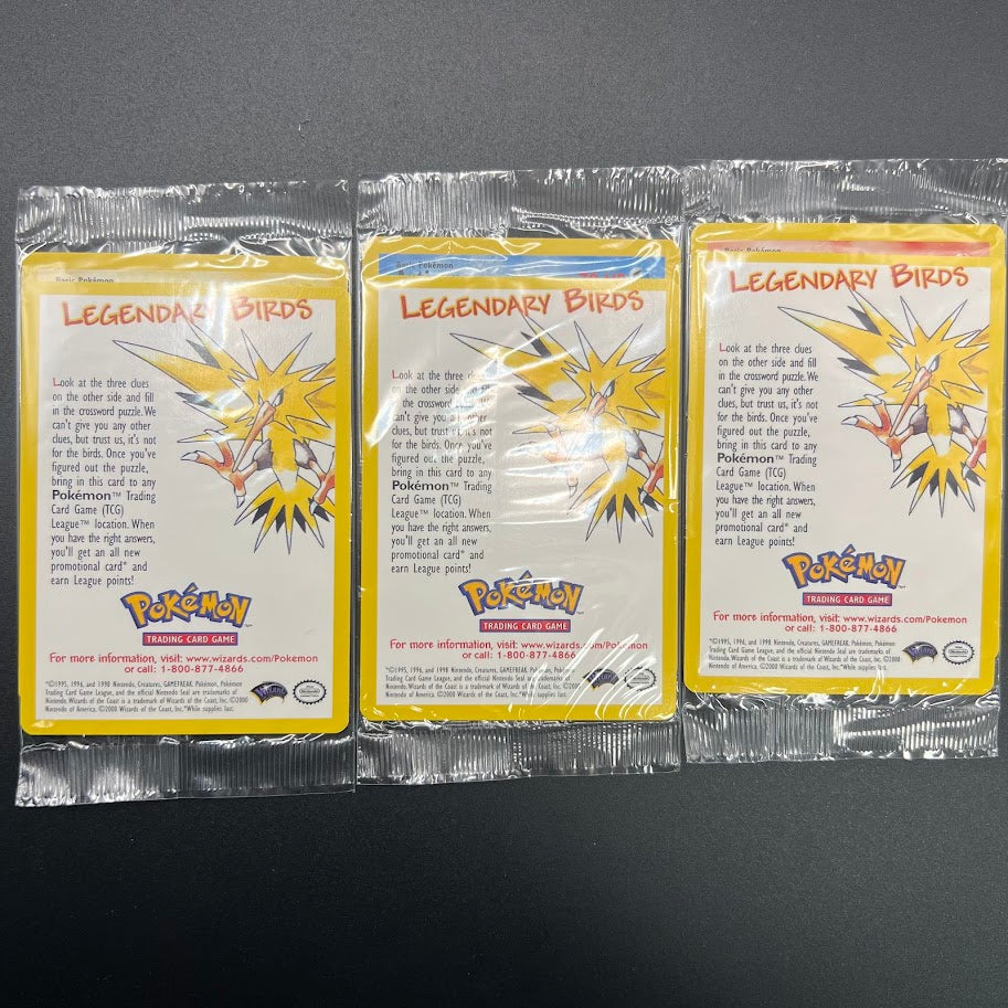 Legendary Birds Bundle - Zapdos - Articuno - Moltres - Poke-Collect