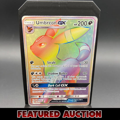 Umbreon GX Rainbow Rare - SM - Base Set - Poke-Collect