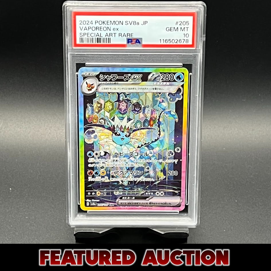 Vaporeon ex SAR Terastal Festival PSA 10 - Poke-Collect