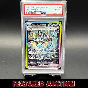 Vaporeon ex SAR Terastal Festival PSA 10 - Poke-Collect