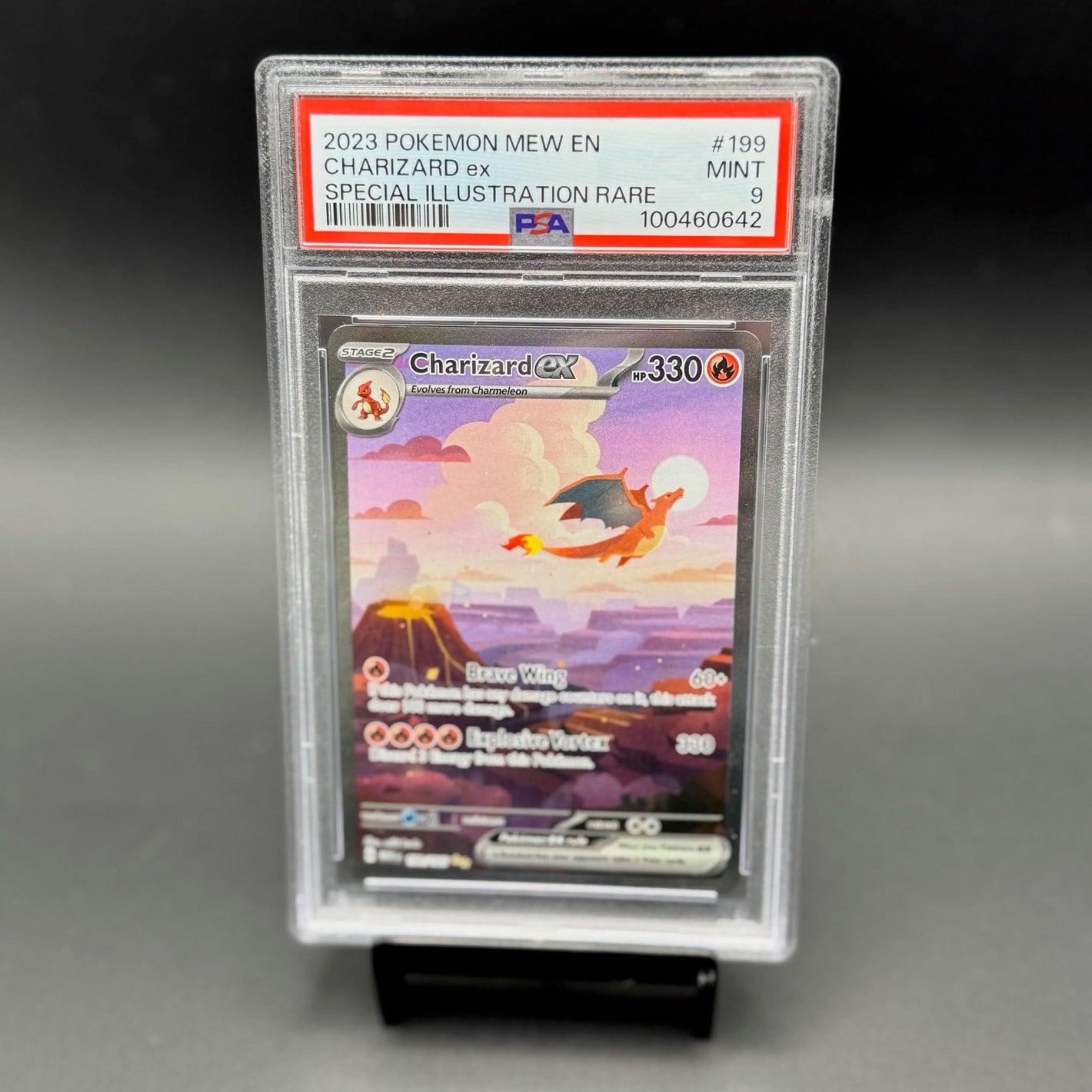 Charizard ex Special Illustration Rare 151 #199 PSA 9