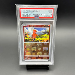 Charmander Master Ball Holo 151 #004 PSA 9 - Poke-Collect