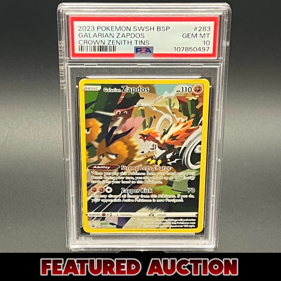 Galarian Zapdos - Promo - PSA 10 - Poke-Collect