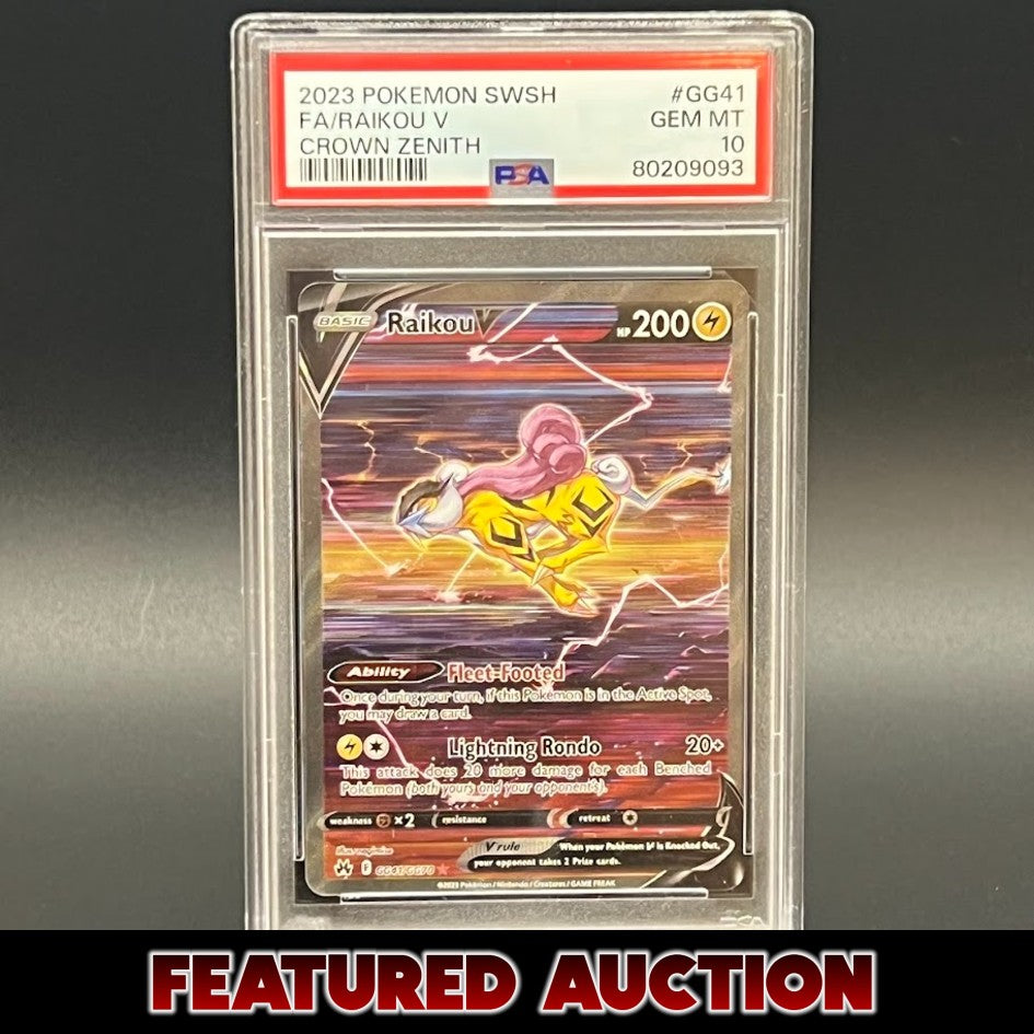 Raikou V - Galarian Gallery - PSA 10 - Poke-Collect