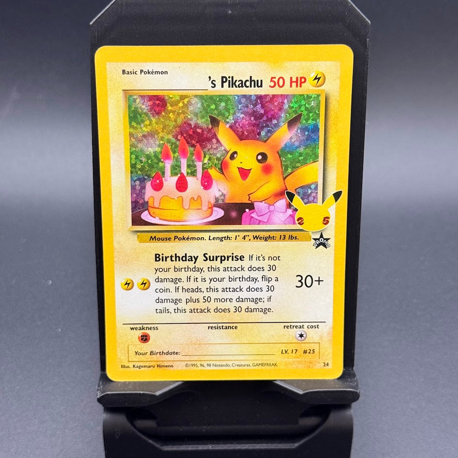Birthday Pikachu Celebrations (Holo Bleed) - Poke-Collect