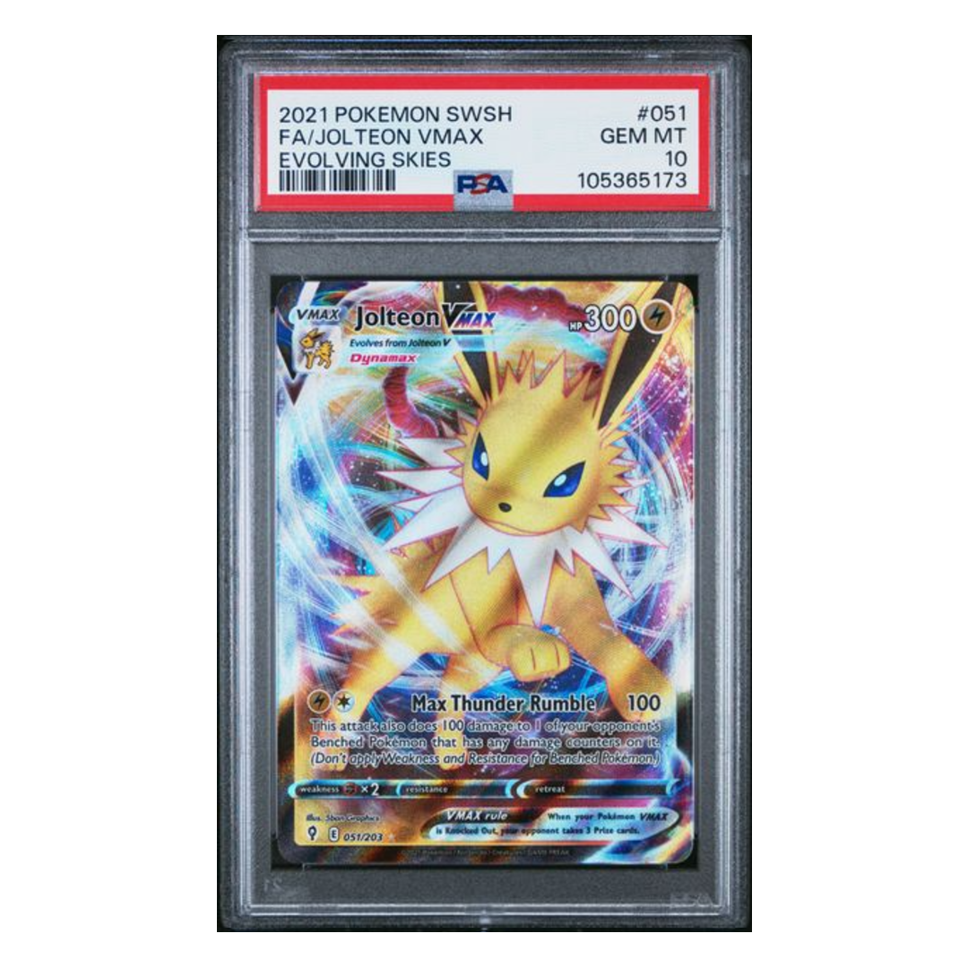 Jolteon VMAX FA Evolving Skies #051 PSA 10 - Poke-Collect