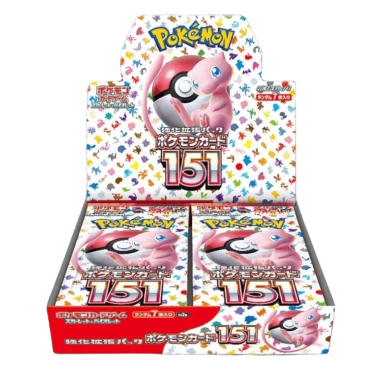 Japanese Pokemon 151 Booster Box SV2a