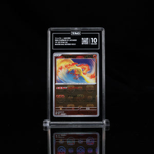 Moltres Masterball Reverse Holo 151 Japanese #146 TAG 10 - Poke-Collect