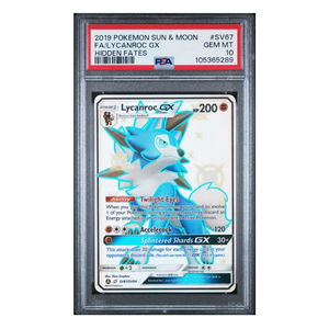 Lycanroc GX FA Hidden Fates #SV67 PSA 10 - Poke-Collect