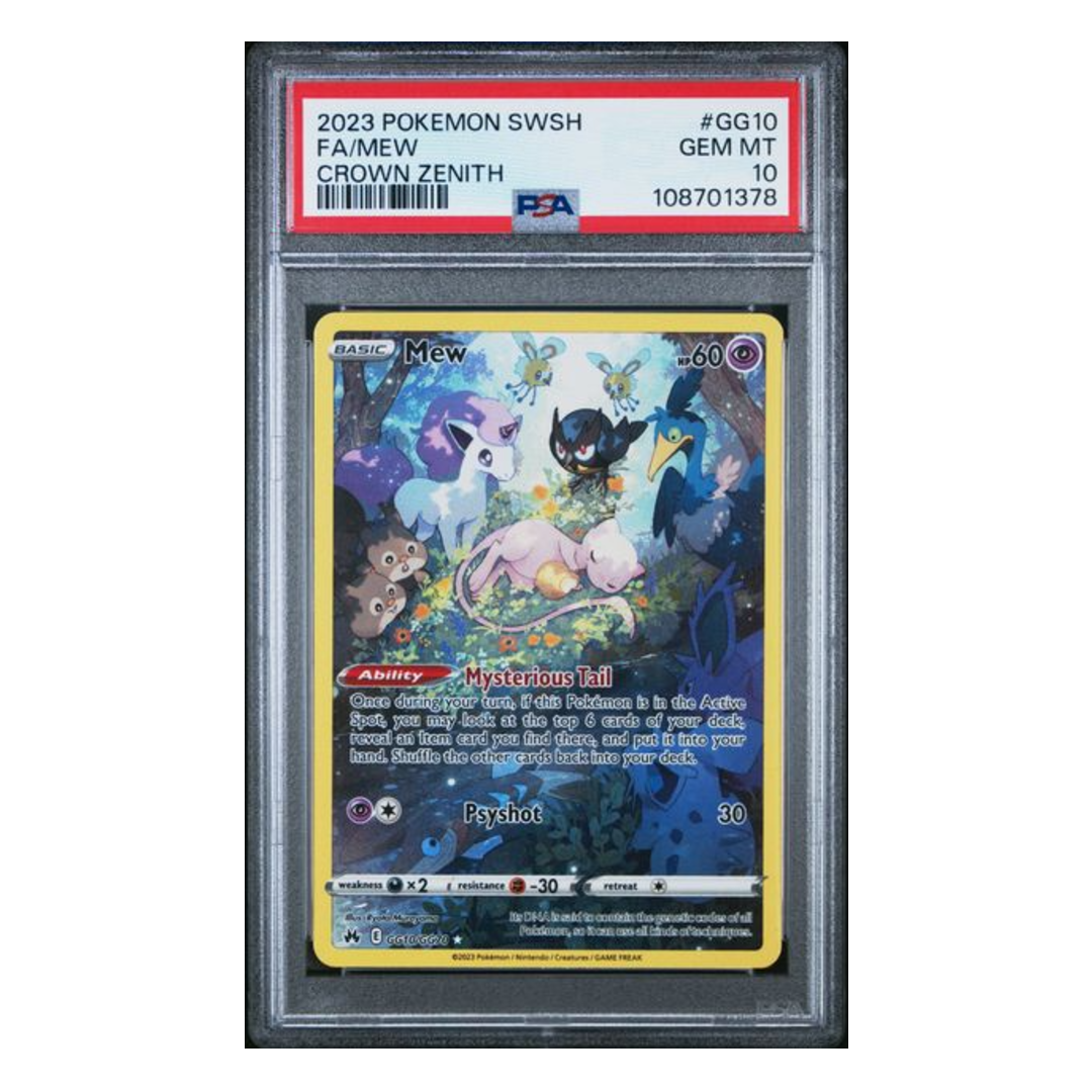 Mew Crown Zenith #GG10 PSA 10 - Poke-Collect