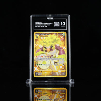 Rillaboom Secret Rare Darkness Ablaze 197/189 TAG Gem Mint 10 - Poke-Collect