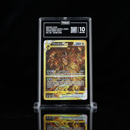 GIRATINA VSTAR 2023 POKÉMON SWORD & SHIELD #GG69 CROWN ZENITH GALARIAN GALLERY FULL ART - SECRET RARE TAG Gem Mint 10 - Poke-Collect