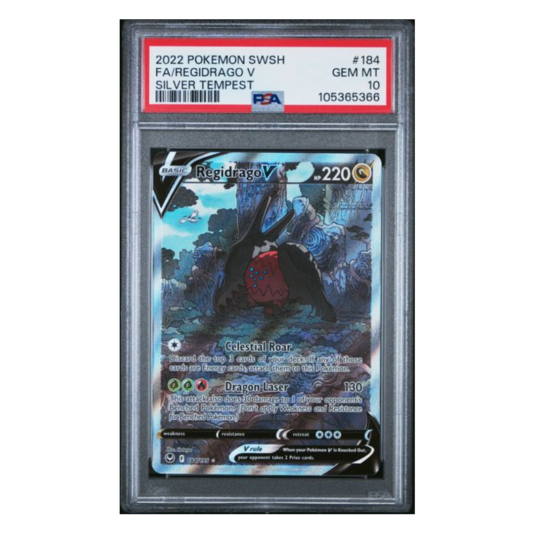 Regidrago V FA Silver Tempest #184 PSA 10 - Poke-Collect