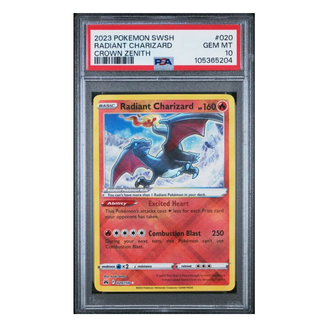 Radiant Charizard Crown Zenith #020 PSA 10 - Poke-Collect