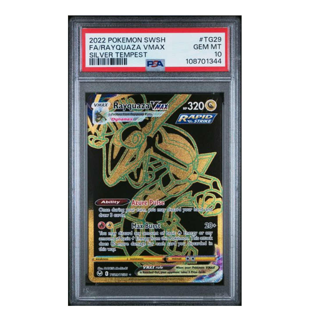 Rayquaza VMAX Silver Tempest #TG29 PSA 10 - Poke-Collect