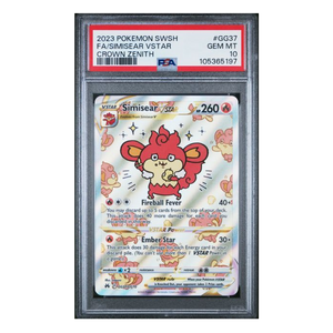 Simisear VSTAR  FA Crown Zenith #GG37 PSA 10 - Poke-Collect