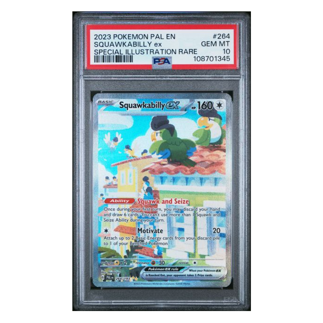 Squakabilly ex SIR Paldea Evolved #264 PSA 10 - Poke-Collect