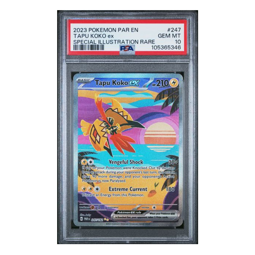 Tapu Koko EX SIR Paradox Rift #247 PSA 10 - Poke-Collect