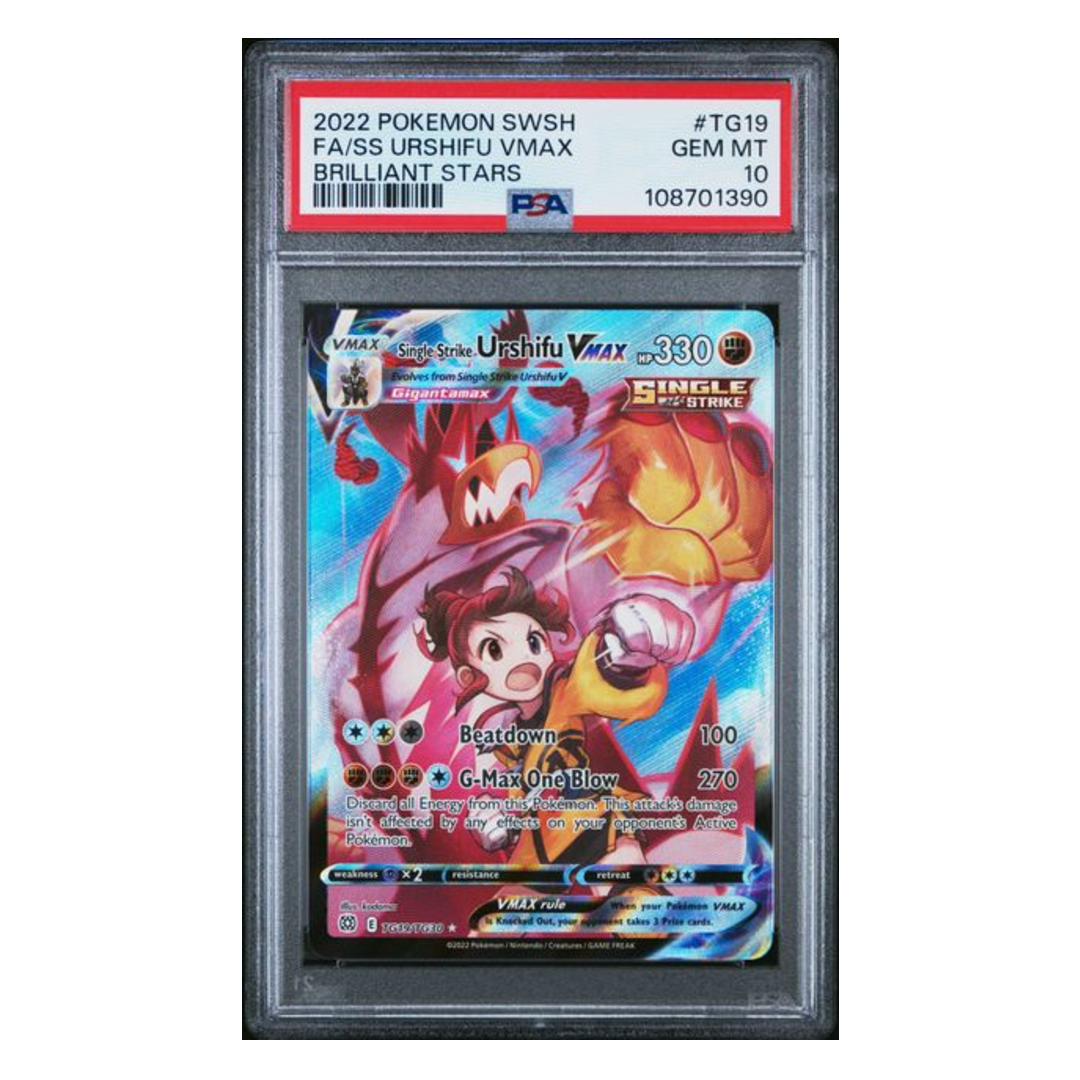 Single Strike Urshifu VMAX Brilliant Stars #TG19 PSA 10 - Poke-Collect