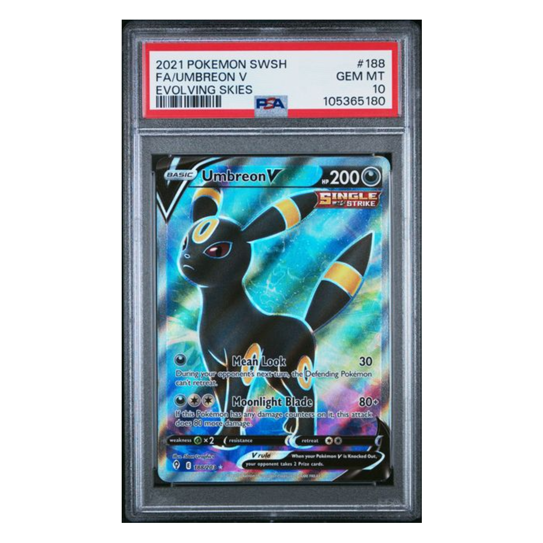 Umbreon V FA Evolving Skies #188 PSA 10 - Poke-Collect