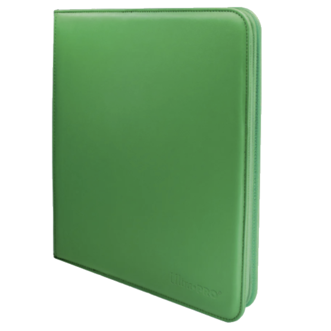 Ultra Pro PRO Binder: 12-Pocket Zippered - Green - Poke-Collect