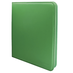 Ultra Pro PRO Binder: 12-Pocket Zippered - Green - Poke-Collect