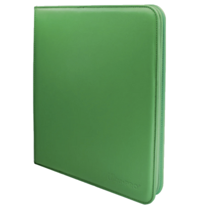Ultra Pro PRO Binder: 12-Pocket Zippered - Green - Poke-Collect