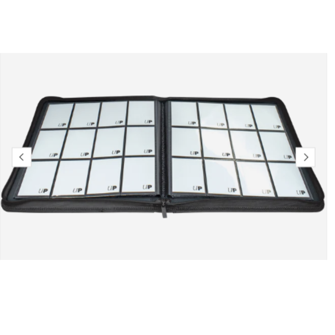 Ultra Pro Zippered Pro Binder 12 Pocket Black - Poke-Collect