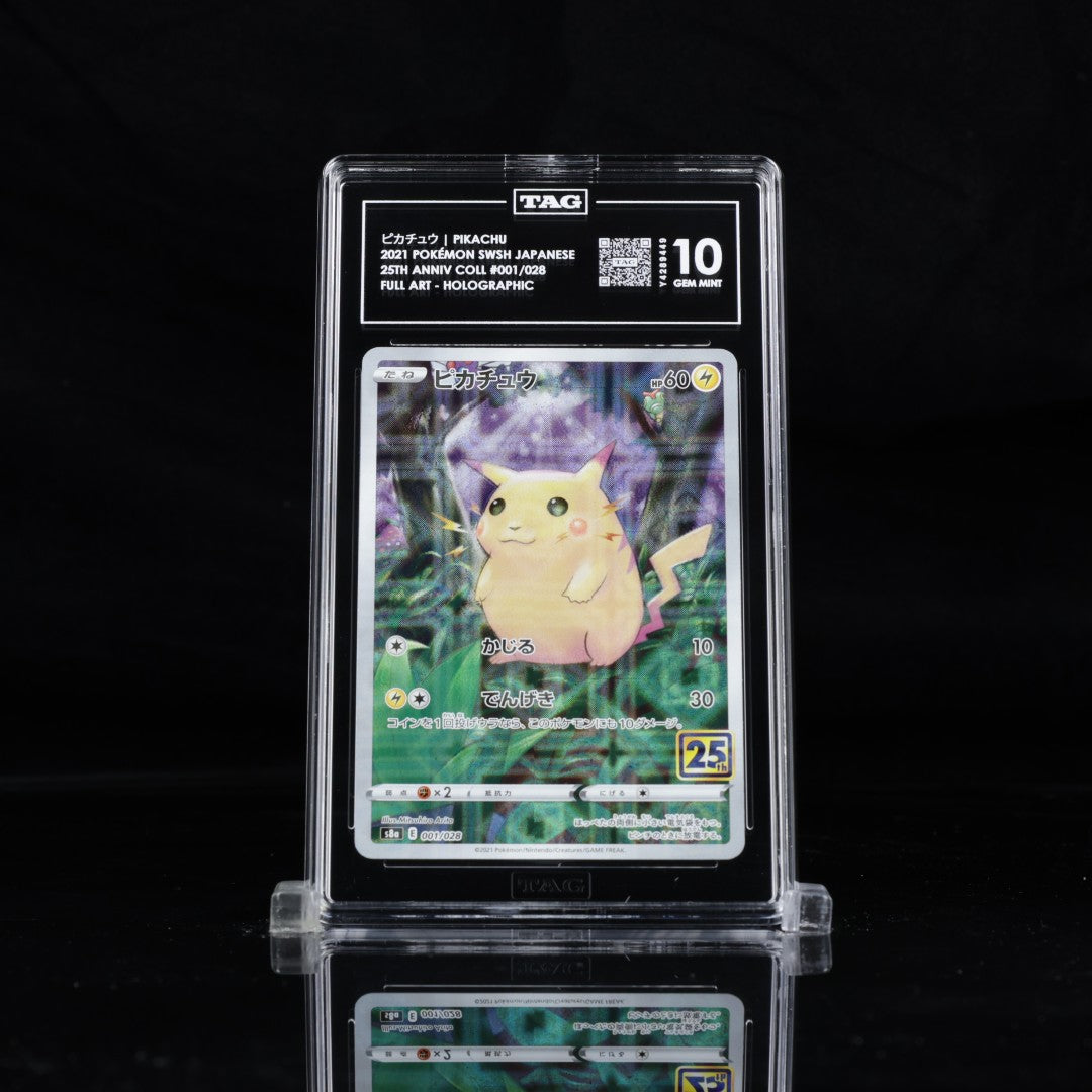 Pikachu FA s8a #001 TAG 10 - Poke-Collect