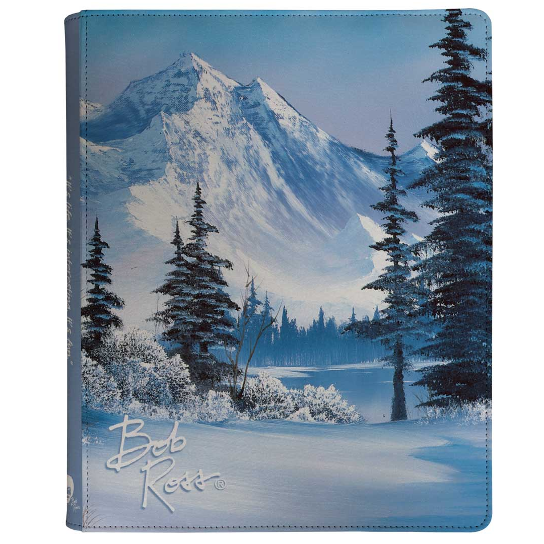 Ultra Pro Zippered PRO Binder 9-Pocket Bob Ross Winter Paradise - Poke-Collect
