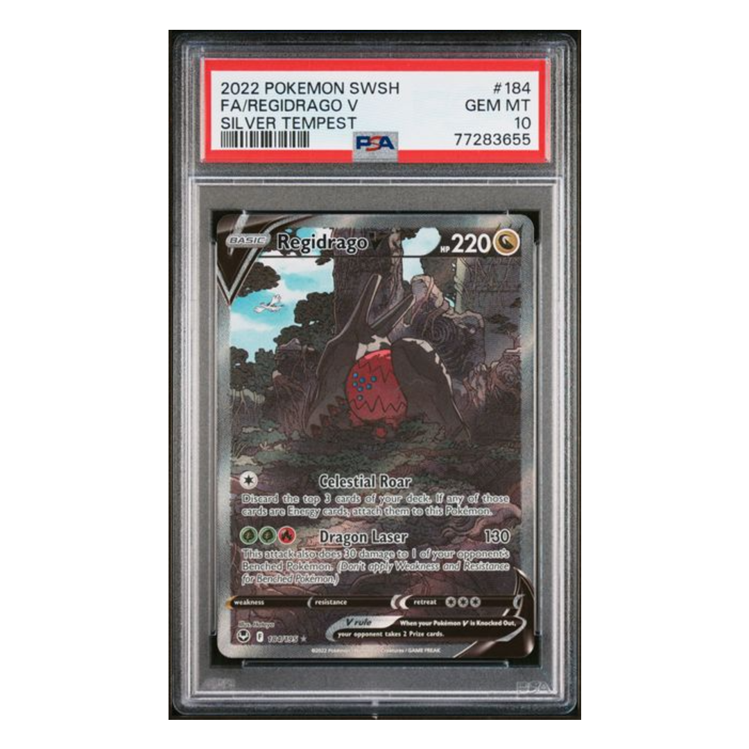 Regidrago V Alternate Art Silver Tempest #184 PSA 10 - Poke-Collect