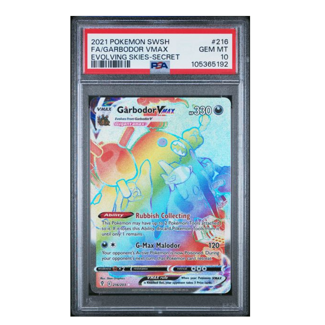 Garbador VMAX Evolving Skies #216 PSA 10 - Poke-Collect